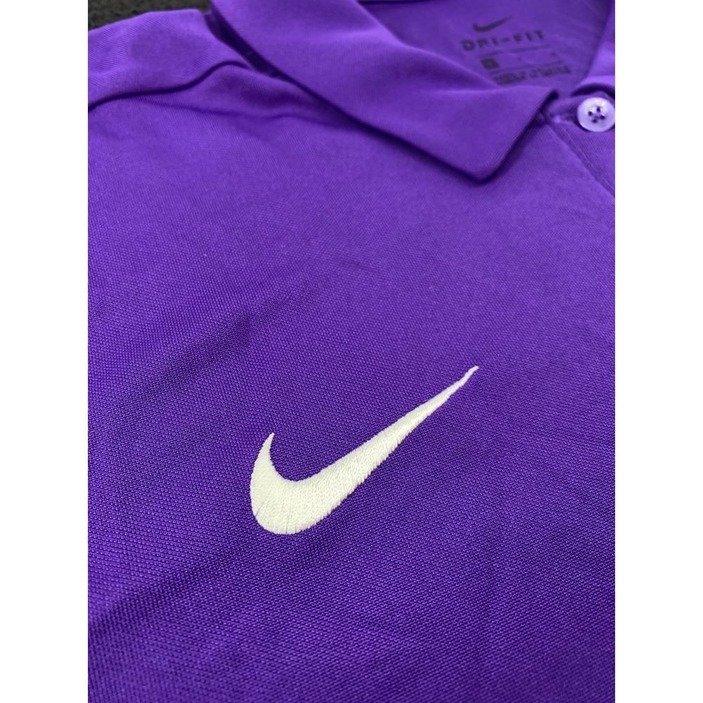 Nike Dri‎ Fit Alabama Crimson Tide Purple Polo Shirt Womens Medium - Picture 5 of 11